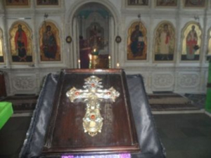 Божественная Литургия в Неделю третью Великого поста в храме Живоначальной Троицы станицы Клетской Клетского благочиния