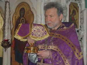 В Неделю 5-ю Великого поста, в храме станицы Клетской совершена Литургия свт. Василия Великого
