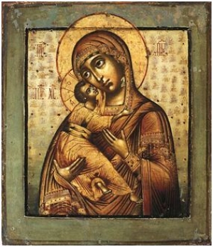 ВЛАДИМИРСКАЯ ИКОНА БОЖИЕЙ МАТЕРИ