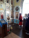 Праздничная Литургия Рождества Пресвятой Богородицы в храме святителя Николая Чудотворца ст. Кременской Клетского благочиния.
