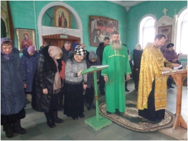 Божественная Литургия, Святых праотец, в храме Живоначальной Троицы станицы Клетской