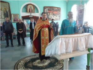 Богослужение в Неделю 6-ю по Пасхе, о слепом в храме ст. Клетской.