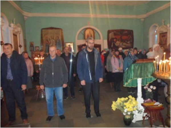Воскресное Богослужение в храме станицы Клетской