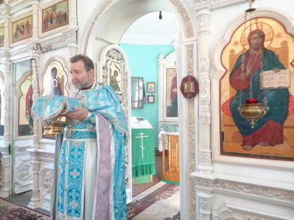 Богослужение Рождество честного славного Пророка, Предтечи и Крестителя Господня Иоанна в храме ст. Клетской.