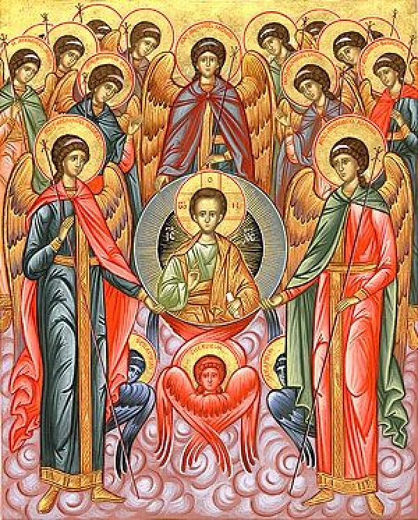 СОБОР АРХИСТРАТИГА МИХАИЛА И ПРОЧИХ НЕБЕСНЫХ СИЛ БЕСПЛОТНЫХ, АРХАНГЕЛОВ: ГАВРИИЛА, РАФАИЛА, УРИИЛА, СЕЛАФИИЛА, ИЕГУДИИЛА, ВАРАХИИЛА И ИЕРЕМИИЛА