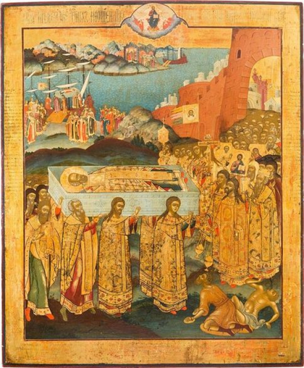 22.5.26г в пятницу, в храме станицы Клетской состоялась Божественная Литургия по чину святителя Иоанна Златоуста: Попразднство Вознесения. Перенесение мощей святителя и чудотворца Николая из Мир Ликийских в Бар.